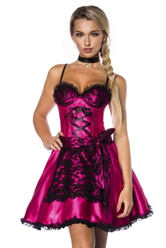 Dirndl aus Satin