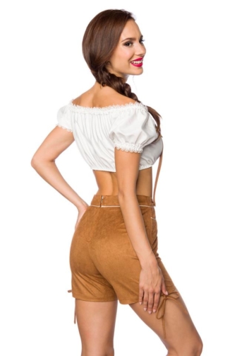 Trachtenshorts mit Stickereien